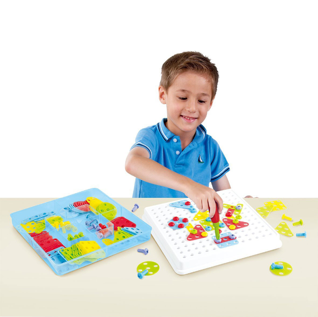 Zestaw konstrukcyjny Mozaika Playgo 180 elementów (4892401020994) - obraz 4