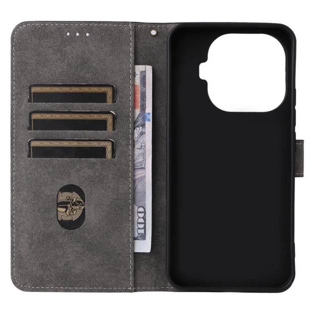 Чохол - книжка Velvet Leather Case для Xiaomi 15T Pro з магнітним кріпленням black - зображення 2