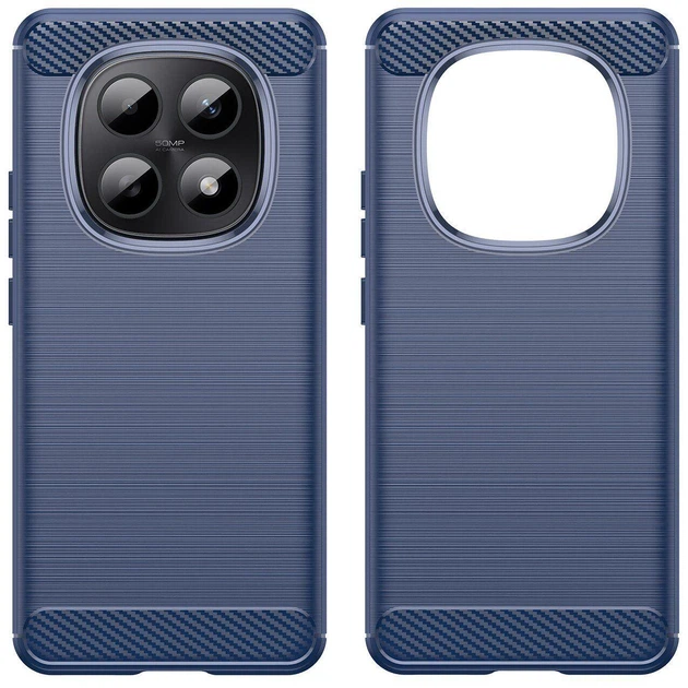 Противоударный чехол Fashion Case Urban для Xiaomi Redmi Note 15 Синий - Фото 2 Противоударный чехол Fashion Case Urban для Xiaomi Redmi Note 15 Синий - изображение 2