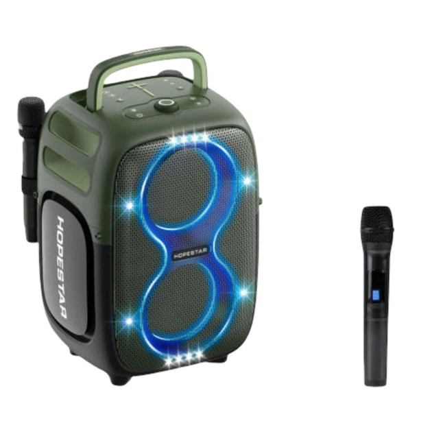 Портативная колонка зеленая 650W AI TWS RGB 36000mAh HOPESTAR PARTY ONE CLUB-04 Ju-ONE-CLUB-04 - Фото 1 Портативная колонка зеленая 650W AI TWS RGB 36000mAh HOPESTAR PARTY ONE CLUB-04 Ju-ONE-CLUB-04 - изображение 1