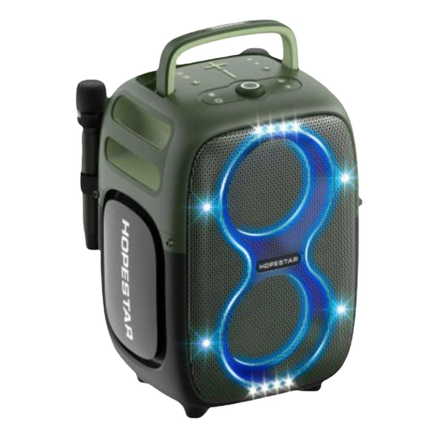 Портативная колонка зеленая 650W AI TWS RGB 36000mAh HOPESTAR PARTY ONE CLUB-04 Ju-ONE-CLUB-04 - Фото 2 Портативная колонка зеленая 650W AI TWS RGB 36000mAh HOPESTAR PARTY ONE CLUB-04 Ju-ONE-CLUB-04 - изображение 2