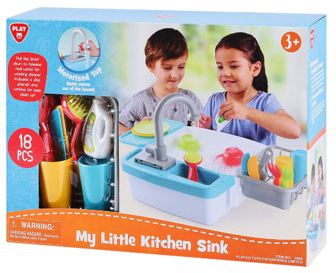 Zestaw do zabawy PlayGo zmywanie naczyń 18 elementów (4892401036087) - obraz 1