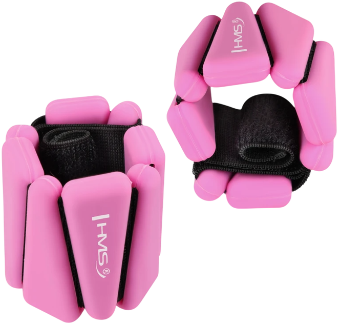 Obciążenia na kostki i nadgarstki HMS SNK01 silikonowe do ćwiczeń 2 x 0.5 kg (5908261680021) - obraz 2