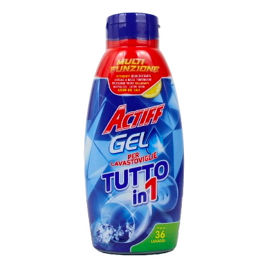 Гель для посудомийної машини 3 в 1 з ароматом лимона ACTIFF Dishwasher Gel (8410823004208)
