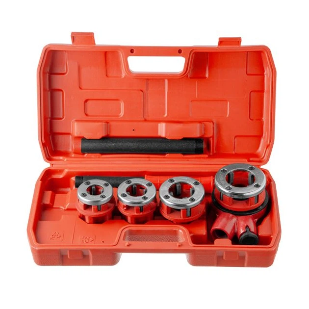Набор плашек трубных 4 шт. для нарезки резьбы: 1/2", 3/4", 1", 1 1/4" INTERTOOL SD-8004 - изображение 2
