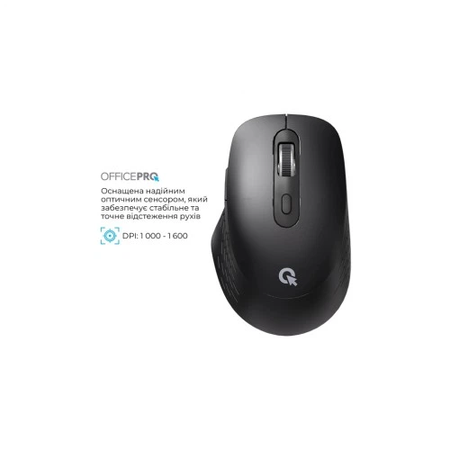 Мишка OfficePro M265B Wireless/Bluetooth Silent Click Black (M265B) OfficePro M265B 926709 - зображення 6