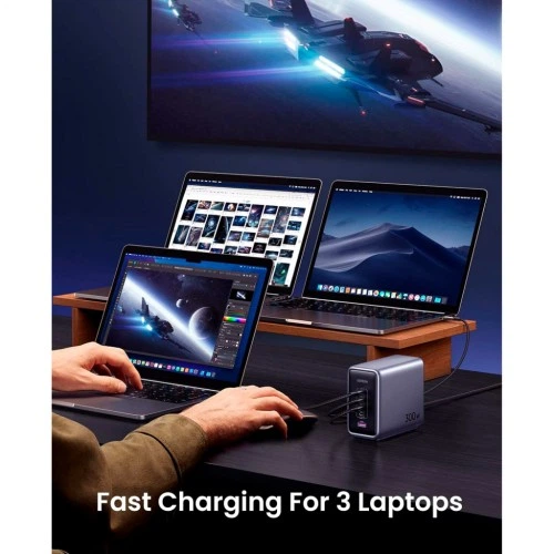 Зарядное устройство Ugreen 5xUSB 300W Nexode (5хUSB-C) CD333 (90903B) UGREEN 90903B 925471 - Фото 5 Зарядное устройство Ugreen 5xUSB 300W Nexode (5хUSB-C) CD333 (90903B) UGREEN 90903B 925471 - изображение 5