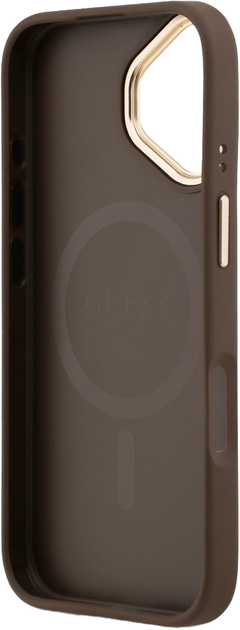 Панель Guess 4G Stripe MagSafe для Apple iPhone 17 Bronze (3666339520472) - зображення 7
