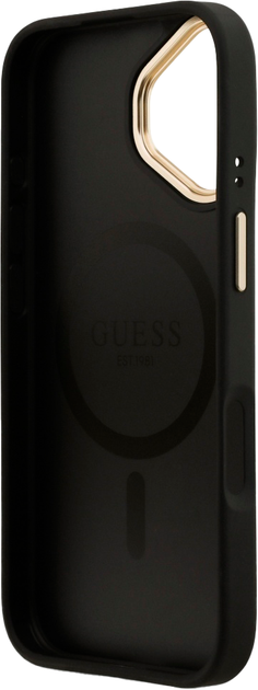 Панель Guess 4G Stripe MagSafe для Apple iPhone 17 Black (3666339520311) - зображення 7
