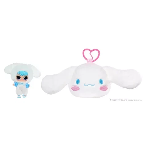 Кукла LOL Surprise Loves Hello Kitty and Friends Plush Cinnamoroll swirl лол двухсторонняя плюшевая 596608 - изображение 3