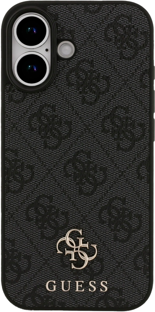 Панель Guess 4G Small Classic Logo MagSafe для Apple iPhone 17 Black (3666339490560) - зображення 3