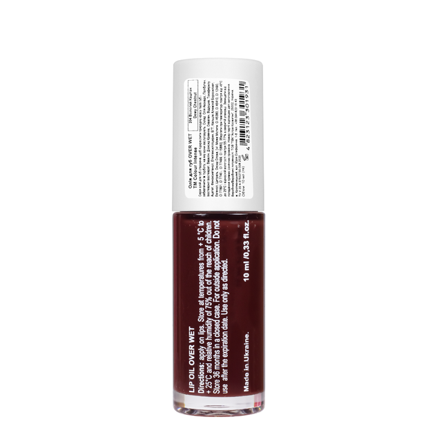 Олія для губ зволожувальна з відтінком Colour Intense Lip Oil Over Wet, 204 Коричневий - Фото 2 Олія для губ зволожувальна з відтінком Colour Intense Lip Oil Over Wet, 204 Коричневий - зображення 2