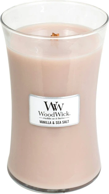 Świeca zapachowa Woodwick Vanilla & Sea Salt 609 g (5038581055305) - obraz 2