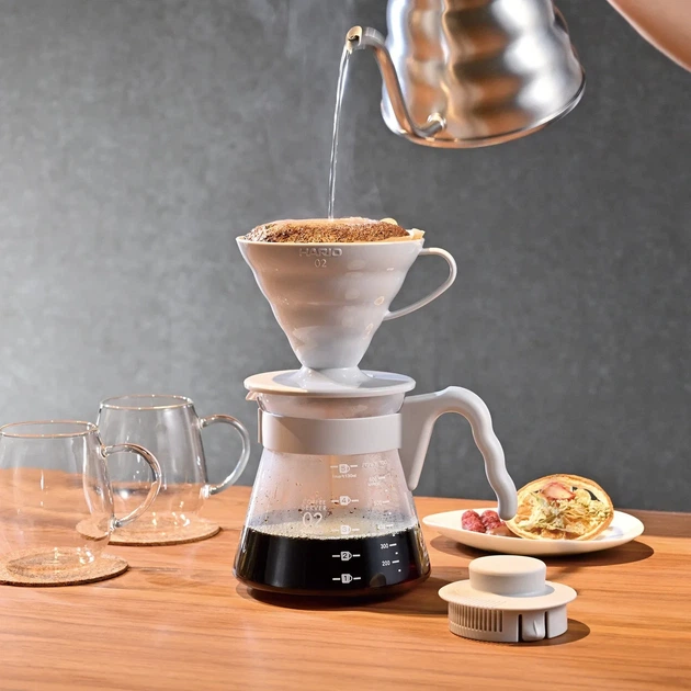 Набор Hario V60 02 для фильтра кофе с сервером 700 мл и фильтрами - изображение 5