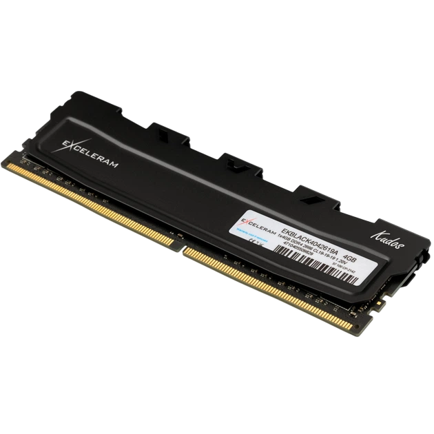Оперативная память Exceleram 4GB DDR4 2400MHz Kudos Black (EKBLACK4042619A) Б/У - изображение 2