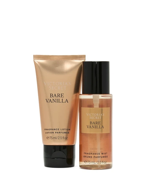 Подарочный набор спрей мист + лосьон Victoria's Secret Bare Vanilla 2-Piece Mist & Lotion Duo Gift Set, 75 мл + 75 мл - Фото 2 Подарочный набор спрей мист + лосьон Victoria's Secret Bare Vanilla 2-Piece Mist & Lotion Duo Gift Set, 75 мл + 75 мл - изображение 2