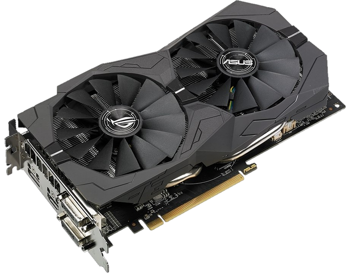Відеокарта AMD Radeon RX 570 4GB Asus ROG Strix Gaming OC (ROG-STRIX-RX570-O4G-GAMING) Б/В - изображение 2