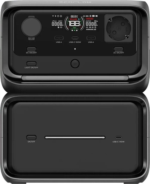 Зарядна станція EcoFlow RIVER 3 Max Plus Wireless (EFRIVER3MP-Wireless-EU-CBOX) - Фото 1 Зарядна станція EcoFlow RIVER 3 Max Plus Wireless (EFRIVER3MP-Wireless-EU-CBOX) - зображення 1