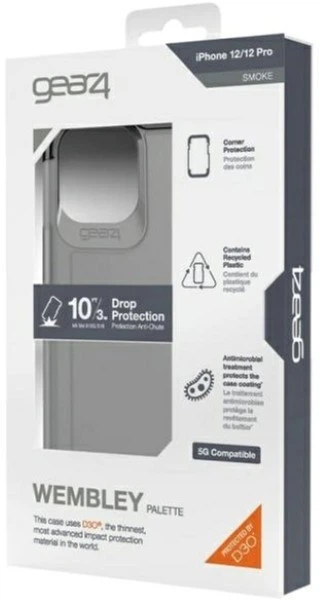 Панель Gear4 D3O Wembley Palette для Apple iPhone 12 / 12 Pro Smoke Black (0840056127951) - зображення 8