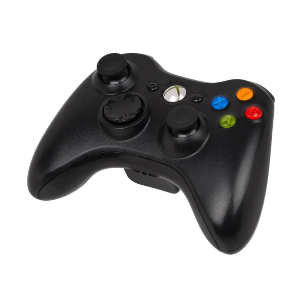 Джойстик для Xbox 360 UKC PS3, Android Бездротовий ігровий геймпад Чорний - зображення 2