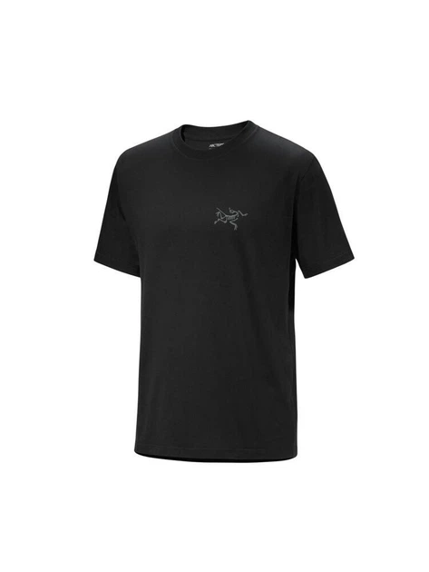 Футболка чоловіча Arc'teryx Kragg Supima Cotton Bird Word XL Чорний X00000953301 - Фото 4 Футболка чоловіча Arc'teryx Kragg Supima Cotton Bird Word XL Чорний X00000953301 - зображення 4