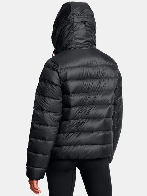 Куртка женская Under Armour Legend Down Hooded Jacket XS Чорний 1385852-001 - Фото 3 Куртка женская Under Armour Legend Down Hooded Jacket XS Чорний 1385852-001 - изображение 3