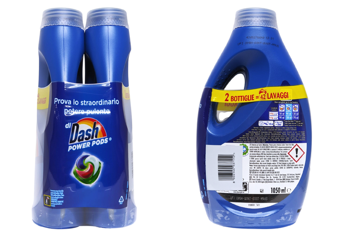 Рідкий засіб для прання універсальний DASH lav liq base lav 21 ml.1050 regolare x2 bipack - Фото 2 Рідкий засіб для прання універсальний DASH lav liq base lav 21 ml.1050 regolare x2 bipack - изображение 2
