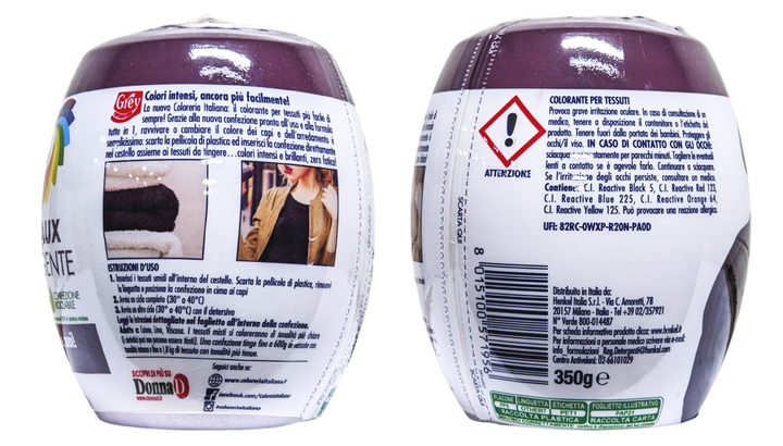 Фарба для одягу бордовий колір COLORERIA bordeaux avvolgente 350 г. - изображение 2