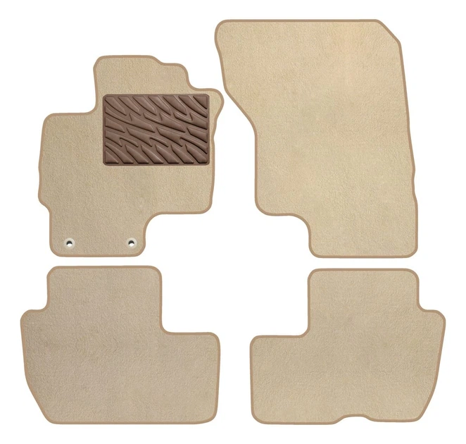Двошарові килимки Sotra Premium Beige для Mitsubishi Outlander (mkIII)(PHEV) 2013-2021 (ST 90935-PR-Beige) - Фото 1 Двошарові килимки Sotra Premium Beige для Mitsubishi Outlander (mkIII)(PHEV) 2013-2021 (ST 90935-PR-Beige) - изображение 1