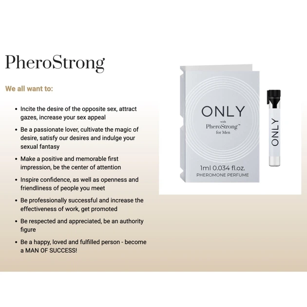 Духи з феромонами PheroStrong pheromone Only for Men 1мл - зображення 2