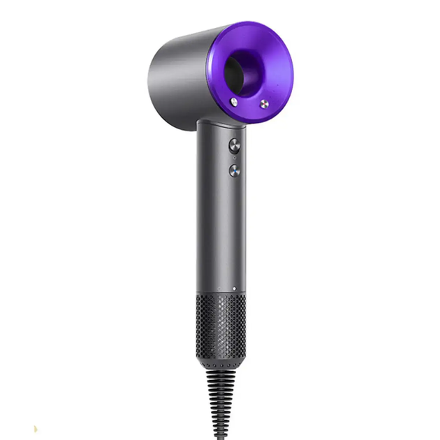Фен стайлер для волос Kemei 5 в 1 Supersonic Premium Magic Hair 1600 Вт 5 насадок Фиолетовый (HD07F) - изображение 5