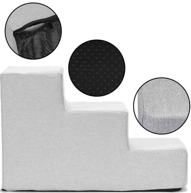 Schody dla psa Springos 45 x 30 x 30 cm PA0338 (5908455304733) - obraz 4