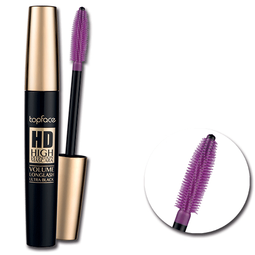 Тушь для ресниц экстра-черная TopFace High Definition Mascara PT303 для придания обьема - изображение 3