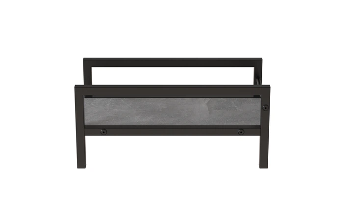 Підставка для системного блоку Ferrum-decor Нікі 21x24x45 Чорний ДСП Бетон 16мм (NIK0007) - зображення 3