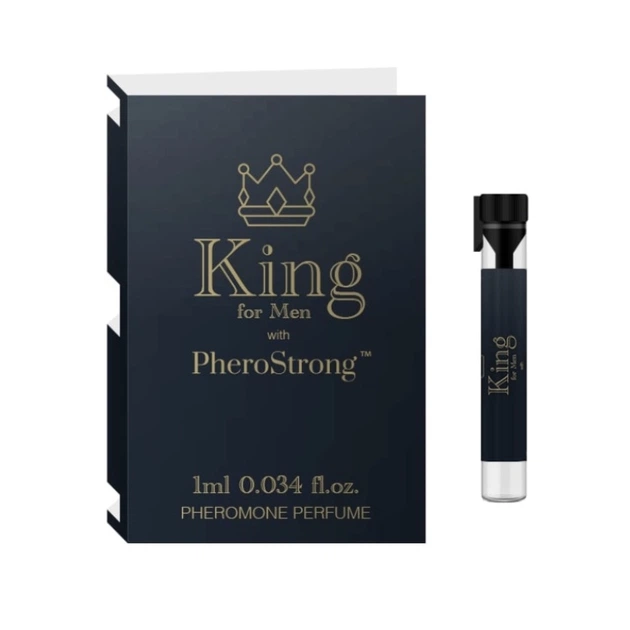 Духи з феромонами PheroStrong pheromone King for Men 1мл - Фото 1 Духи з феромонами PheroStrong pheromone King for Men 1мл - зображення 1