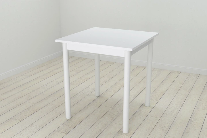 Стол кухонный Ferrum-decor Агата 75x70x70 Белый ДСП Белое 16мм (AGA0029) - Фото 1 Стол кухонный Ferrum-decor Агата 75x70x70 Белый ДСП Белое 16мм (AGA0029) - изображение 1