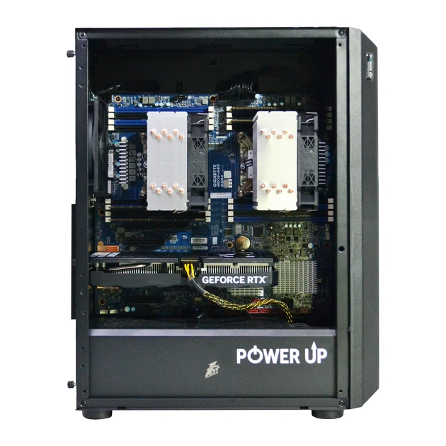 Компьютер Power Up #47 для Premiere Pro/Xeon E5 2673 v4 x2/64 GB/SSD 2TB/GeForce RTX 5060Ti 16GB для анимационного дизайна и видеомонтажа и постобработки - изображение 2