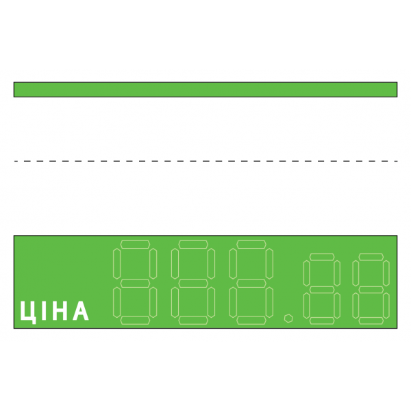 Ценник ламинированный ECOTAG зелено-белый 95х65 мм (25шт/уп) (0636) - Фото 2 Ценник ламинированный ECOTAG зелено-белый 95х65 мм (25шт/уп) (0636) - изображение 2