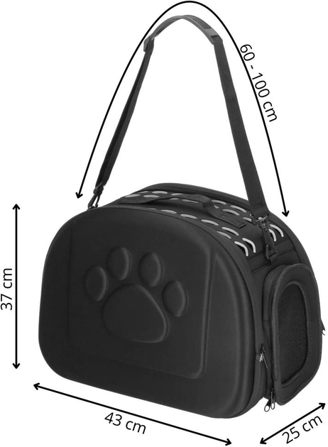 Сумка переноска Springos для собак, котів та інших домашні тварин до 10 кг PA0247 (5907719480275) - зображення 10