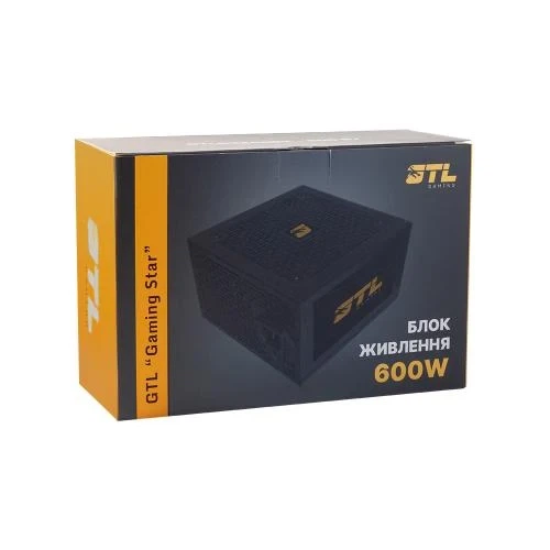 Блок питания 600 Вт, GTL Gaming Star, Black (GTLGS600BK) - изображение 5