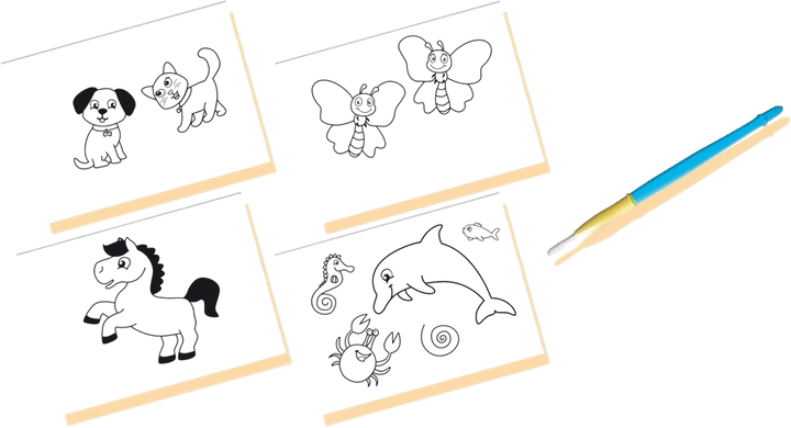 Zestaw artystyczny Ses Creative Wodne rysunki 14421S (8710341144210) - obraz 5