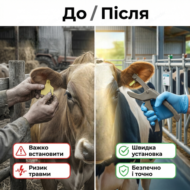 Биркователь аппликатор пластиковый для ушных бирок пистолет запасной штифт для коров овец КРС свиней - Фото 5 Биркователь аппликатор пластиковый для ушных бирок пистолет запасной штифт для коров овец КРС свиней - изображение 5