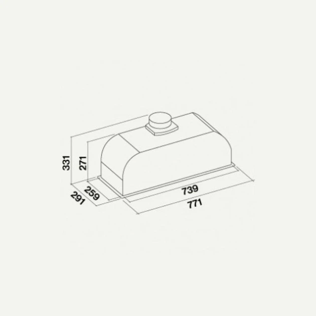 Вытяжка декоративная Falmec Design GRUPPO INCASSO MURANO 70 BLACK GLASS 800 (CGIW70.E10P6#ZZZN491F) - Фото 3 Вытяжка декоративная Falmec Design GRUPPO INCASSO MURANO 70 BLACK GLASS 800 (CGIW70.E10P6#ZZZN491F) - изображение 3
