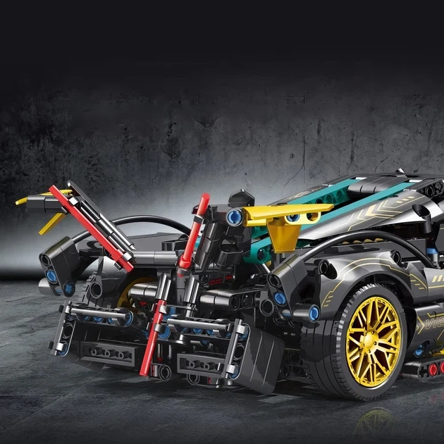 Конструктор автомобиль Lamborghini V12 Roadster Ламборгини киберпанк 783 детали 1:14 Technic 99911 - изображение 6