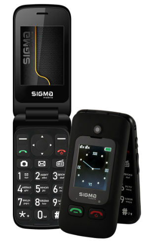 Мобильный телефон Sigma mobile Comfort 50 Shell Duo Type-C Black - Фото 1 Мобильный телефон Sigma mobile Comfort 50 Shell Duo Type-C Black - изображение 1
