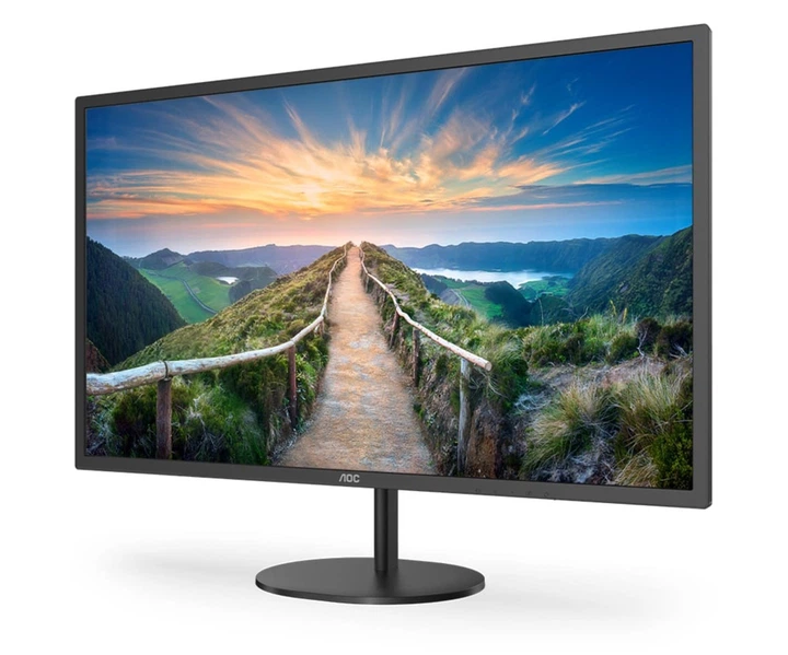 TFT 31.5' AOC Q32V4, IPS, QHD, DP, HDMI, колонки, чорний - изображение 2