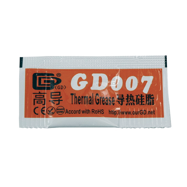 Термопаста GD007 6.8 W/m·K 0.6 г Thermal Grease для процессоров и электроники - Фото 1 Термопаста GD007 6.8 W/m·K 0.6 г Thermal Grease для процессоров и электроники - изображение 1