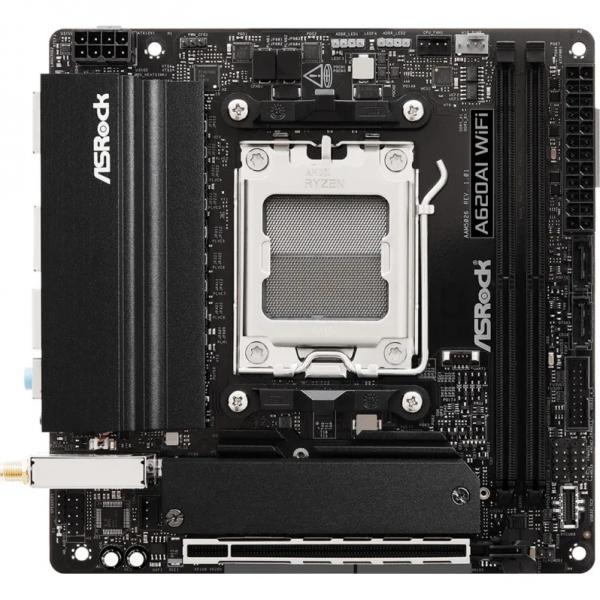 Материнська плата ASRock a620ai wifi (sAM5, amd a620a) - зображення 3
