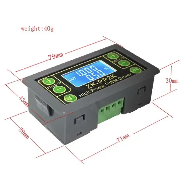 Регулируемый PWM ZK-PP2K генератор импульсов сигналов MOS 1Hz-150kHz 3.3-30V - изображение 4