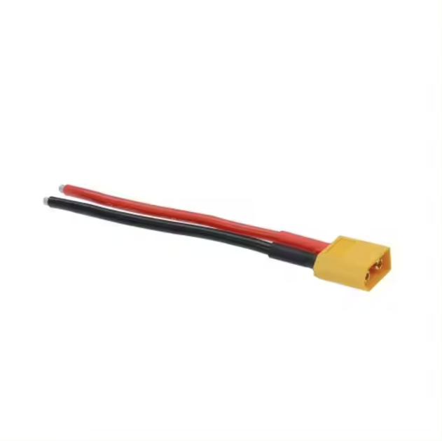 Конектор кабель силовий з роз'ємом XT60 Male папа 14AWG 60А 10 см - зображення 2